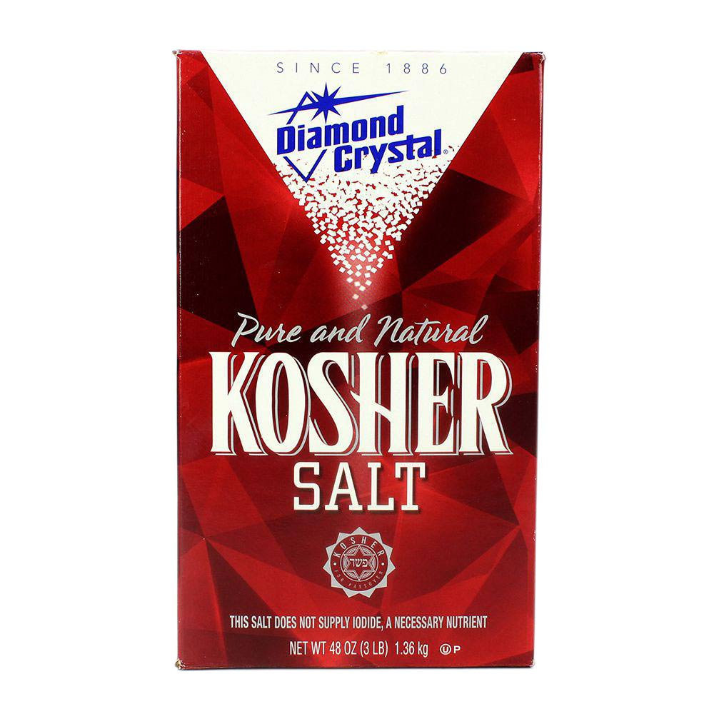 Kosher Salt (Coarse) 3 lbs Diamond Crystal Qualifirst